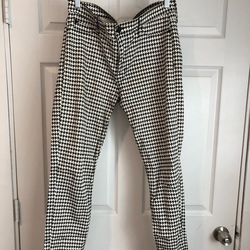 Houndstooth skinny pants